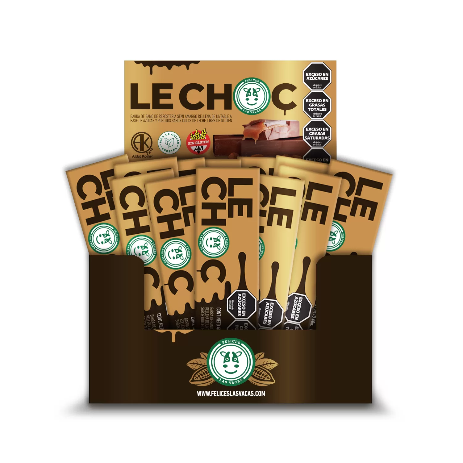 LECHOC X 48G FELICES LAS VACAS