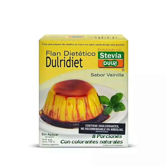 FLAN DIET DE VAINILLA X 10 GRS DULRI