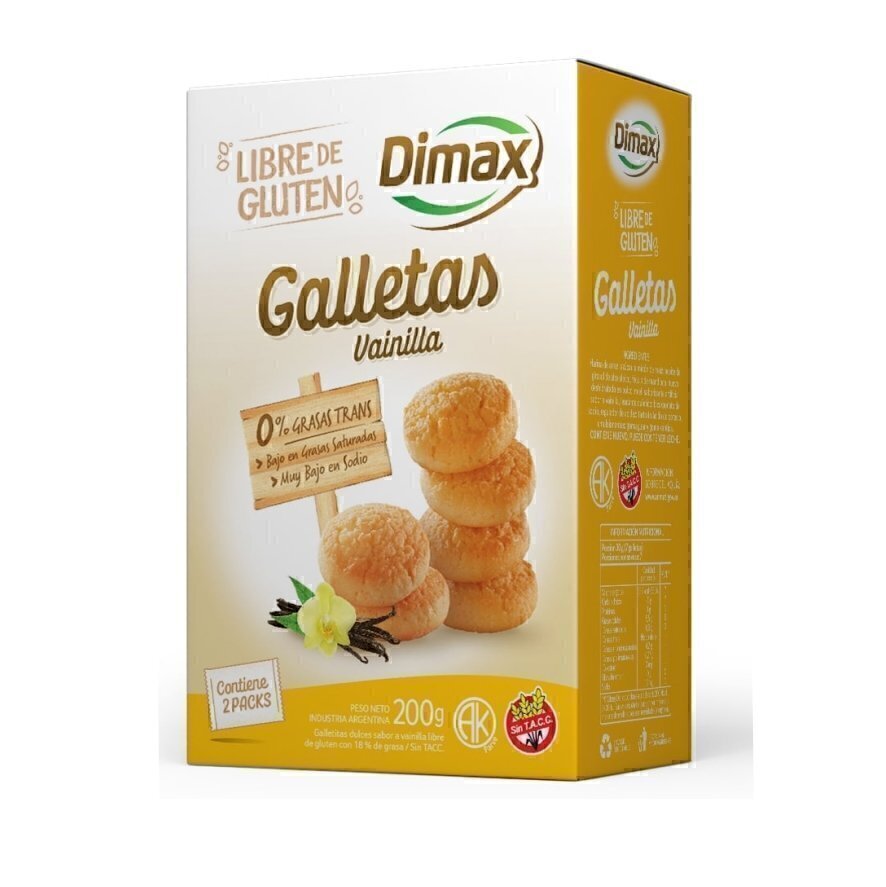 PEPAS VAINILLA  X 200 GR DIMAX