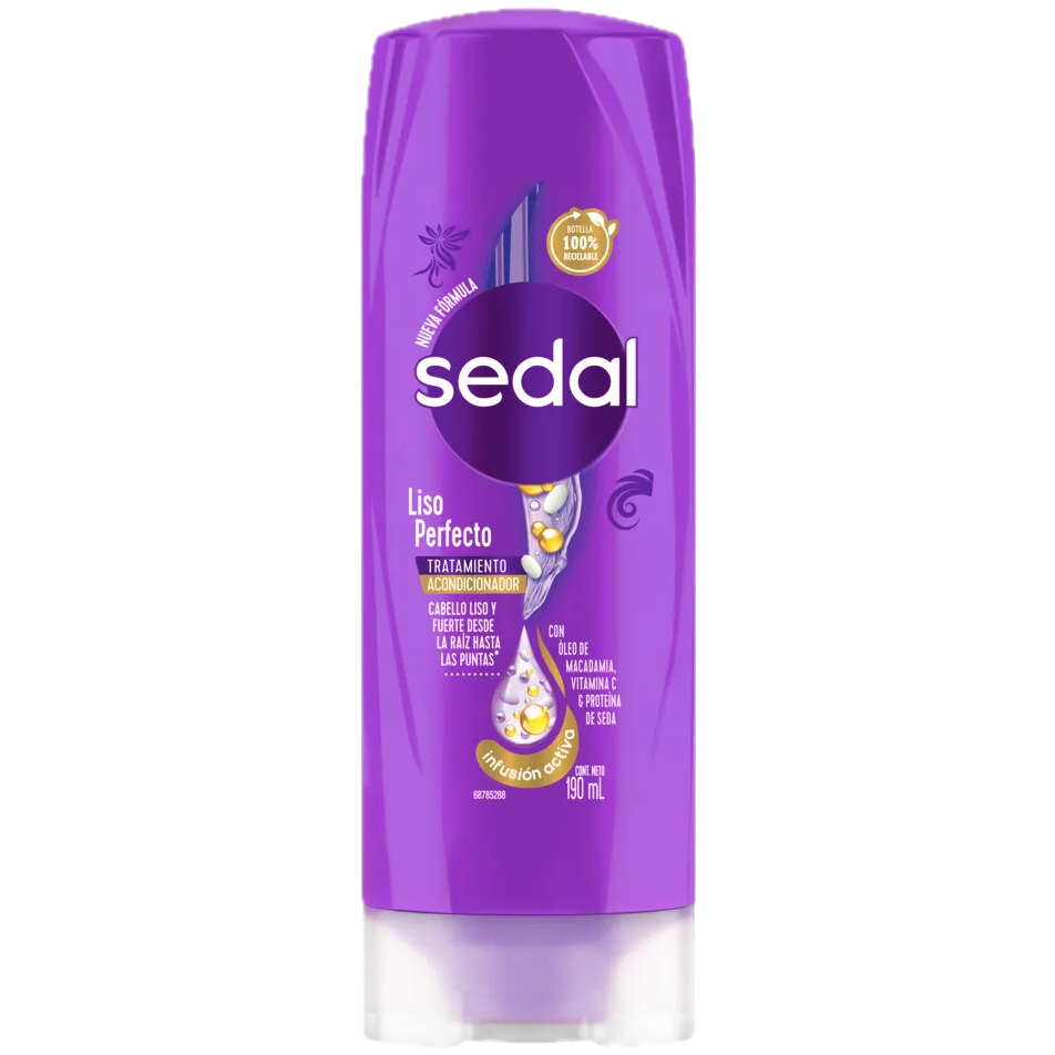 Acondicionador 190ml liso perfecto Sedal (12)
