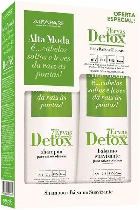 alfaparf altamoda 7 hierbas detox cabellos mixtos y purificador de raiz a puntas ref 0865