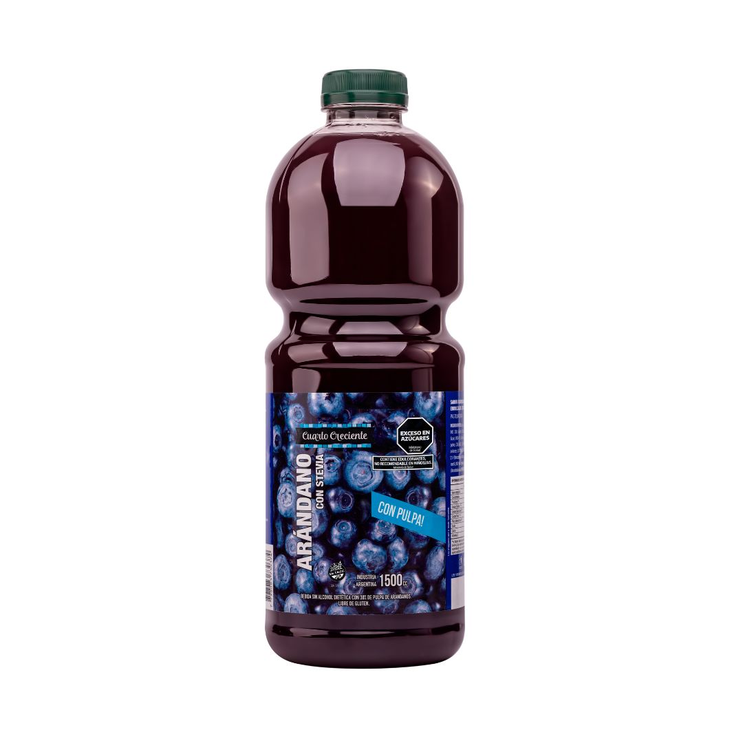 JUGO DE ARANDANOS X 1,5L CUARTO CRECIENTE