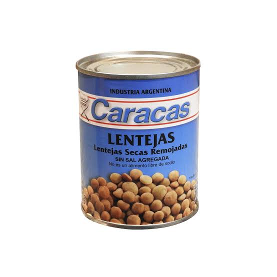Lentejas remojadas x 300g CARACAS