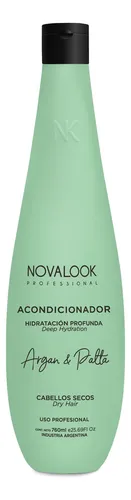 acondicionador  argán y palta cabellos secos 325ml novalook