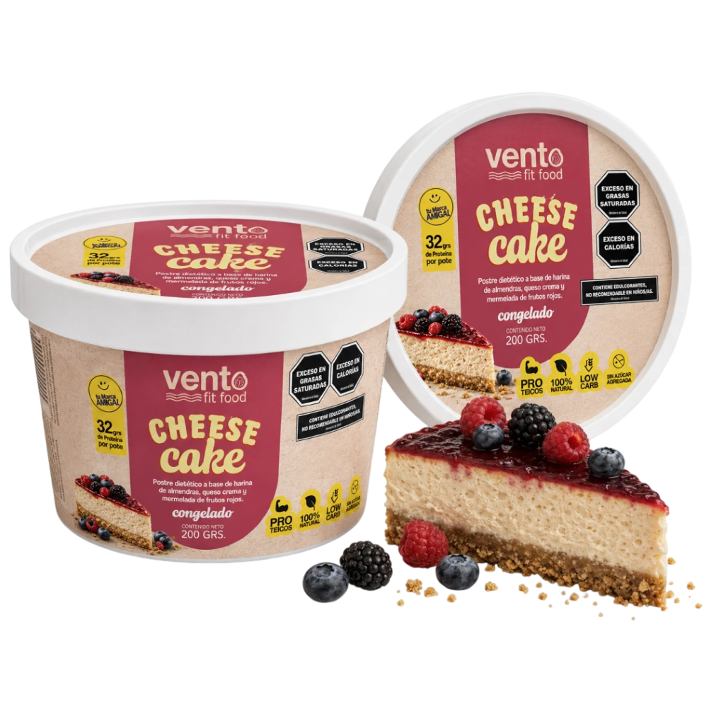 POSTRE CHEESCAKE DE F. ROJOS KETO x 200g VENTO FIT