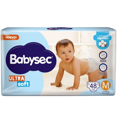 Pañal baby M 48u ultra soft Babysec (4)