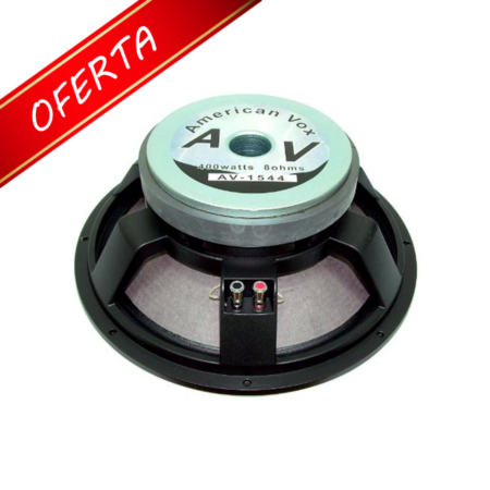 AV1544-PARLANTE DE 15" CAMP ALUM BOB 4" 8 OHMS 400W RMS