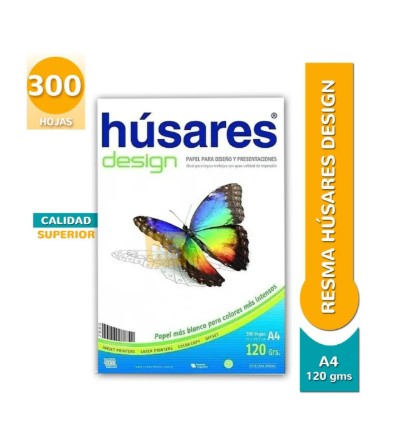 RESMA A4 HUSARES 120GR X 300H