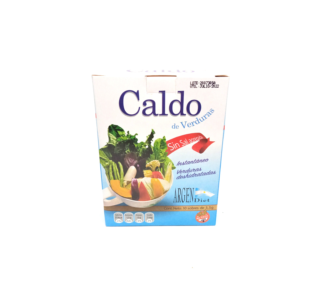 CALDO VERDURA S/SAL ARGENDIET