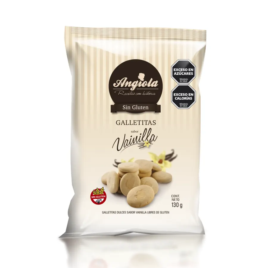 GALLETAS DE VAINILLA X 130 GR ANGIOLA
