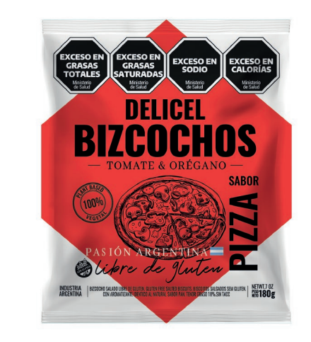 BIZ. SALADO DE PIZZA x180g DELICEL