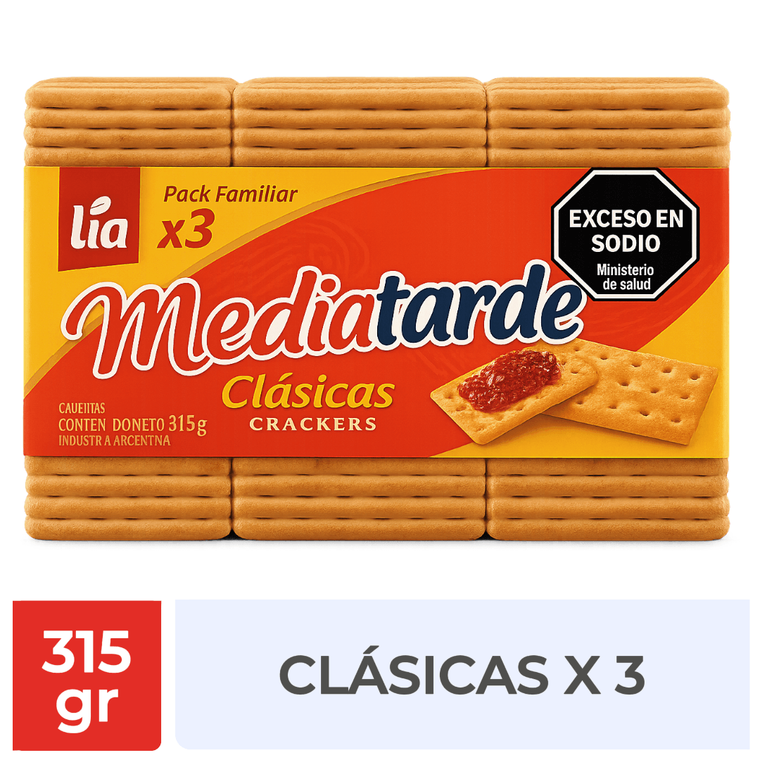 Galletitas Mediatarde x 315 gr