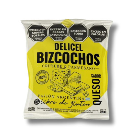 BIZ. SALADO DE QUESO x180g DELICEL