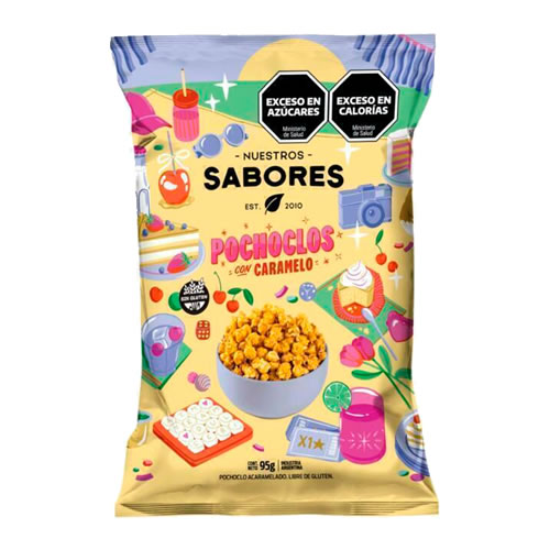 POCHOCLOS DE CARAMELO x 95g NUESTROS SABORES