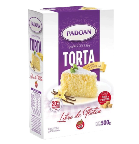 PREMEZCLA P/TORTAS DE VAINILLA x400g PADOAN