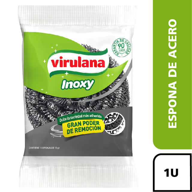 ESPONJA DE ACERO VIRULANA INOXI BLISTER