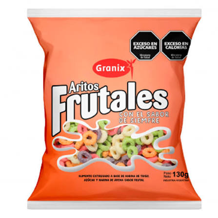 Aritos Frutales GRANIX x 130gr