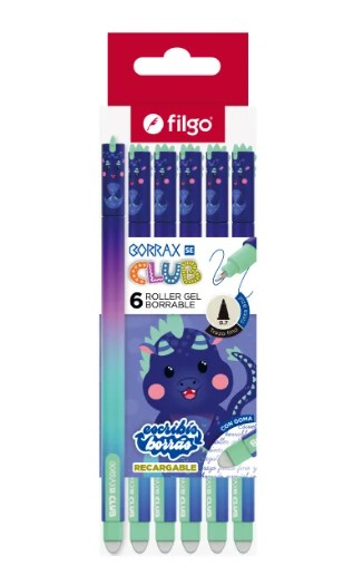 BOLIGRAFO BORRABLE FILGO CLUB DRAGON