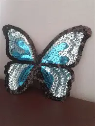 Chuflines Mariposa con Lentejuela
