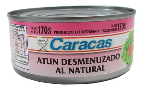 Atun Desmenuzado natural CARACAS