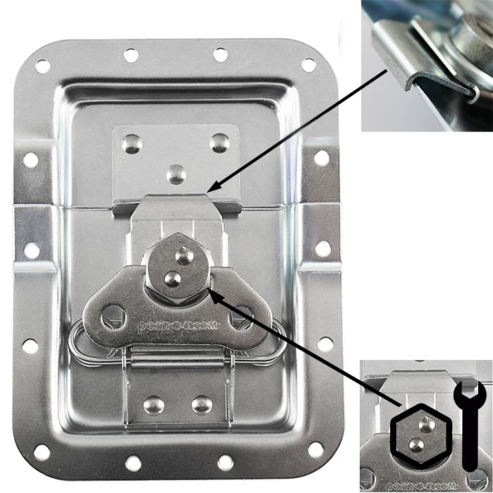 5450-CIERRE MARIPOSA GRANDE  CON OFFSET 173 X 127 MM