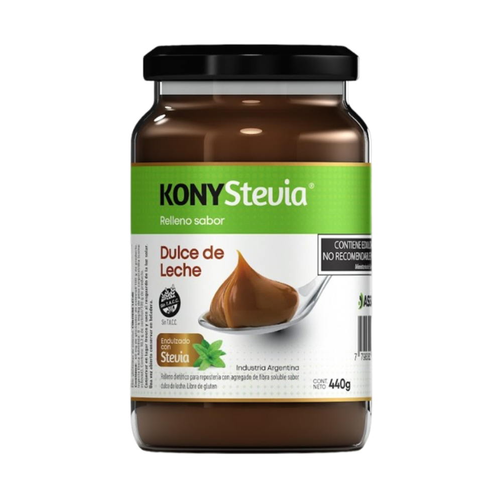 DULCE DE LECHE C/STEVIA X 440G KONY