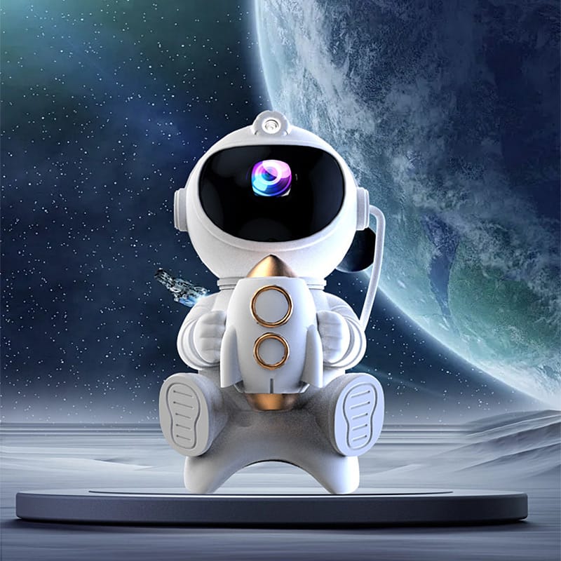 Astronauta - Proyector de Galaxias con Parlante Música