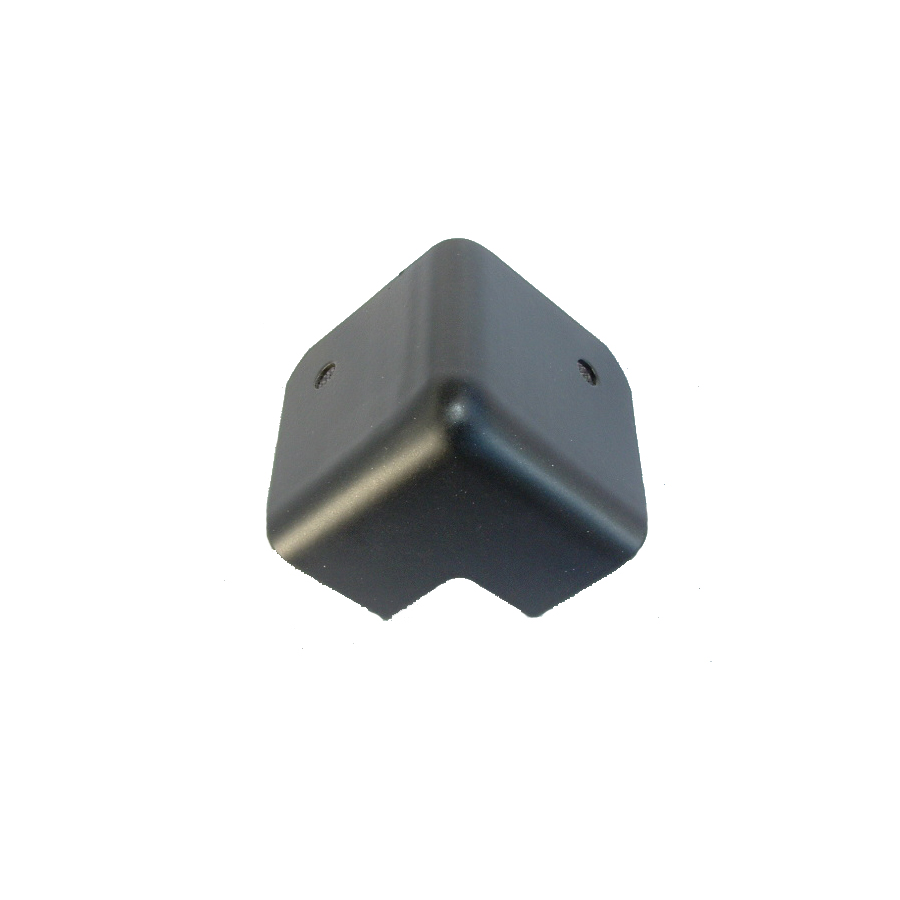 EM40-AV ESQUINERO METALICO PLANO RECTO FRENTE NEGRO