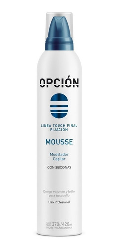 Mousse Modelador Opción Capilar Profesional Peluquería 390ml ref8930