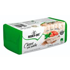 TOSTADAS CUADRADAS CON SAL C/SEMILLAS RISKY DIT