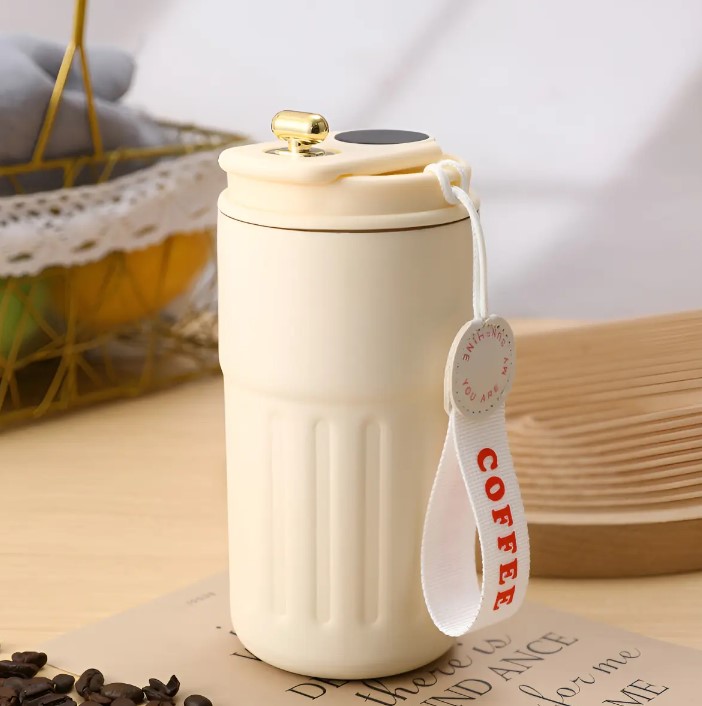 Vaso térmico para café con sensor y traba 500ml