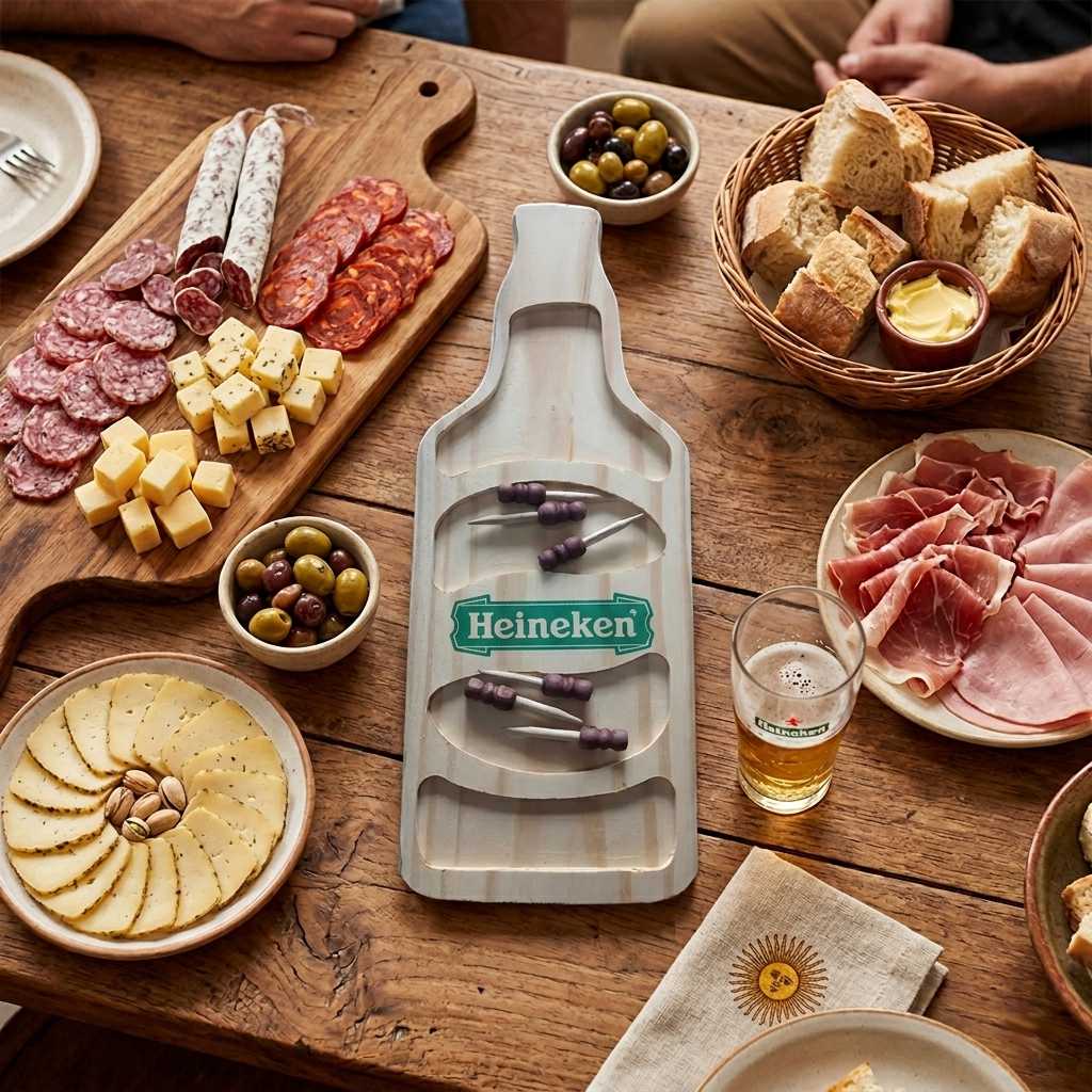 Tabla de Picada con 6 Pinches