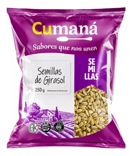 SEMILLAS DE GIRASOL x250g CUMANA