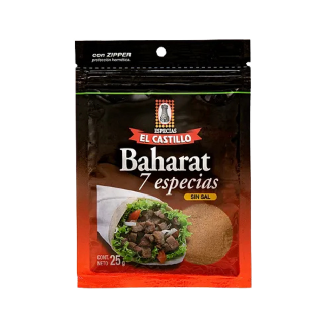 SOBRES SIETE ESPECIAS BAHARAT EL CASTILLO