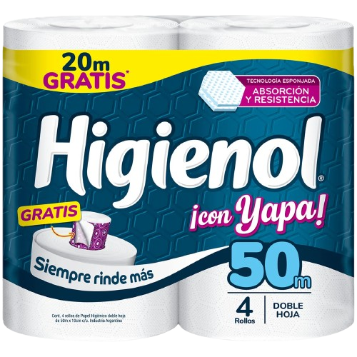 Papel higienico 4x50mts d/h yapa Higienol (8)