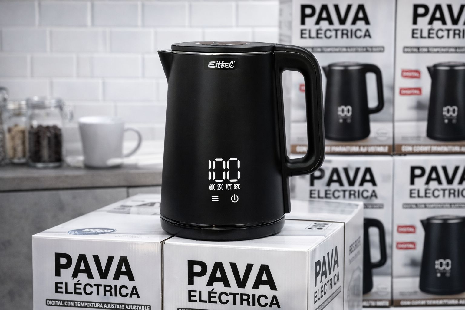 Pava Eléctrica Digital 2 Litros - EIFFEL