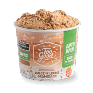 HELADO DE DULCE DE LECHE GRANIZADO VEGANO x 210g TOO GOOD