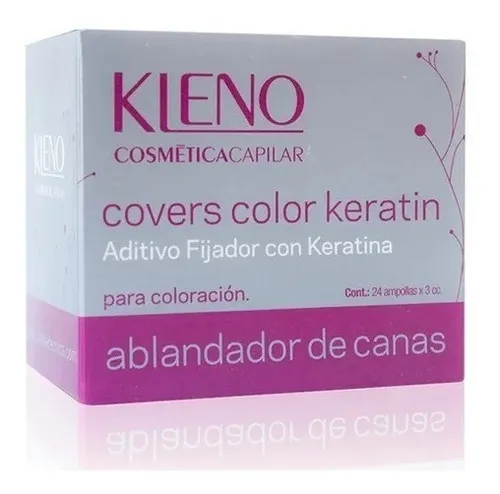 Ablandador De Canas Covers Color Keratin Kleno Fijador 3cc