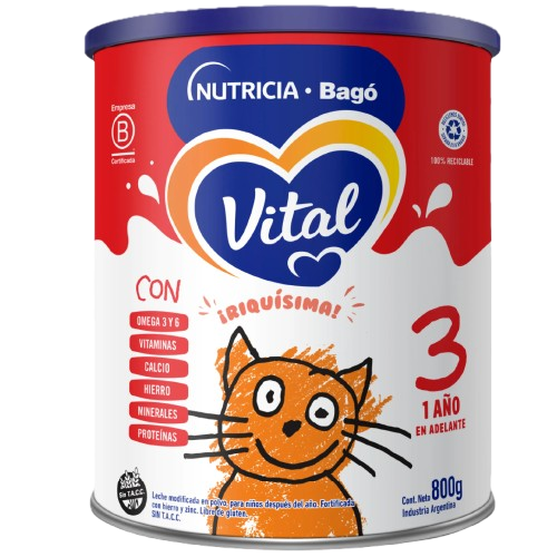 Leche modificada en polvo 800g 3 Vital (12)