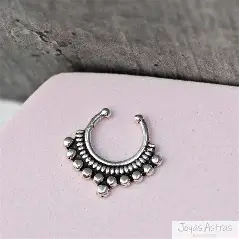 ARITO SEPTUM PLATEADO