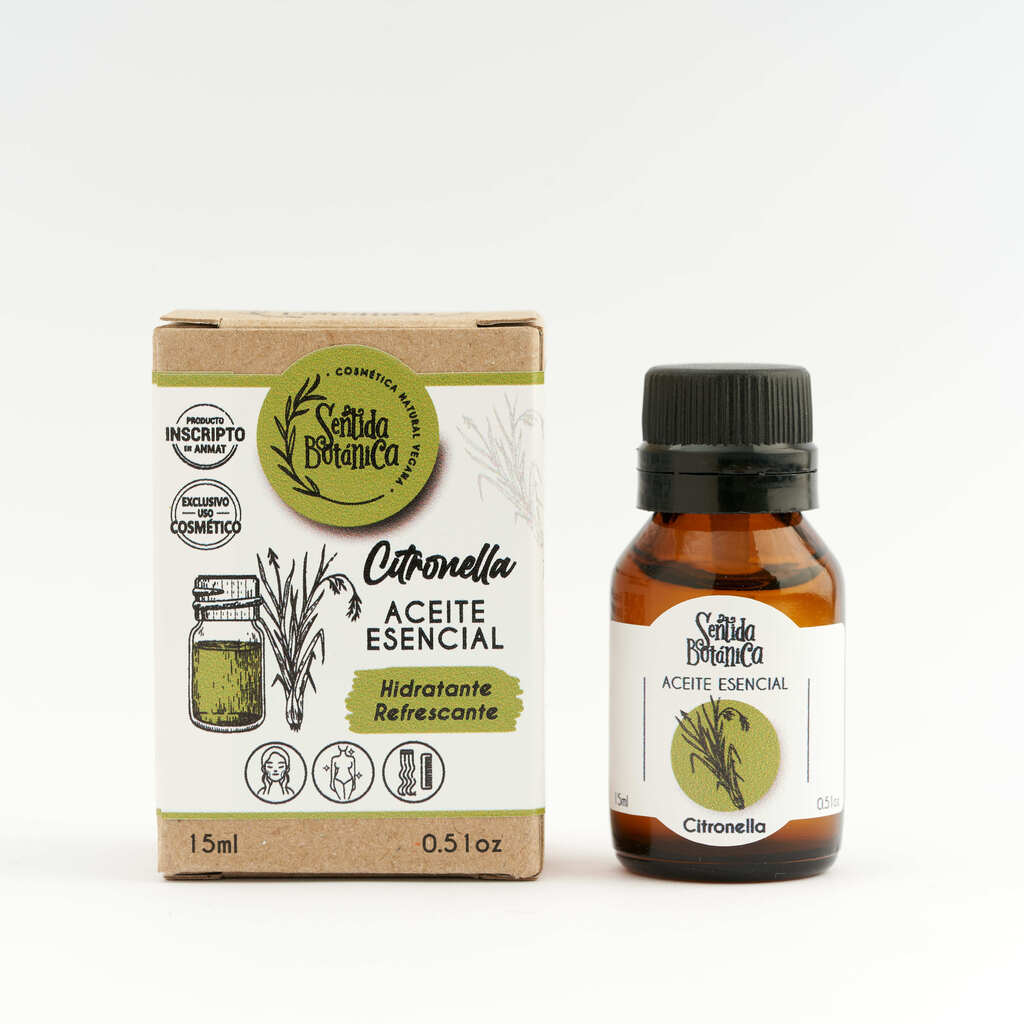 ACEITE ESC. DELUXE CITRONELA X 15 ML SENTIDA BOTANICA