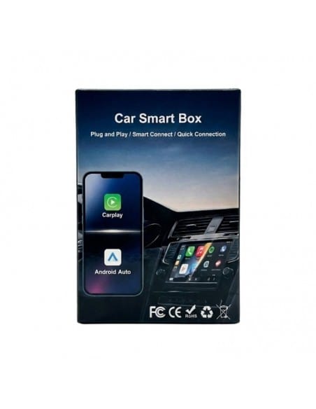 CAR SMART BOX PARA CARPLAY/ ANDROID AUTO CONEXION USB Y USB-C