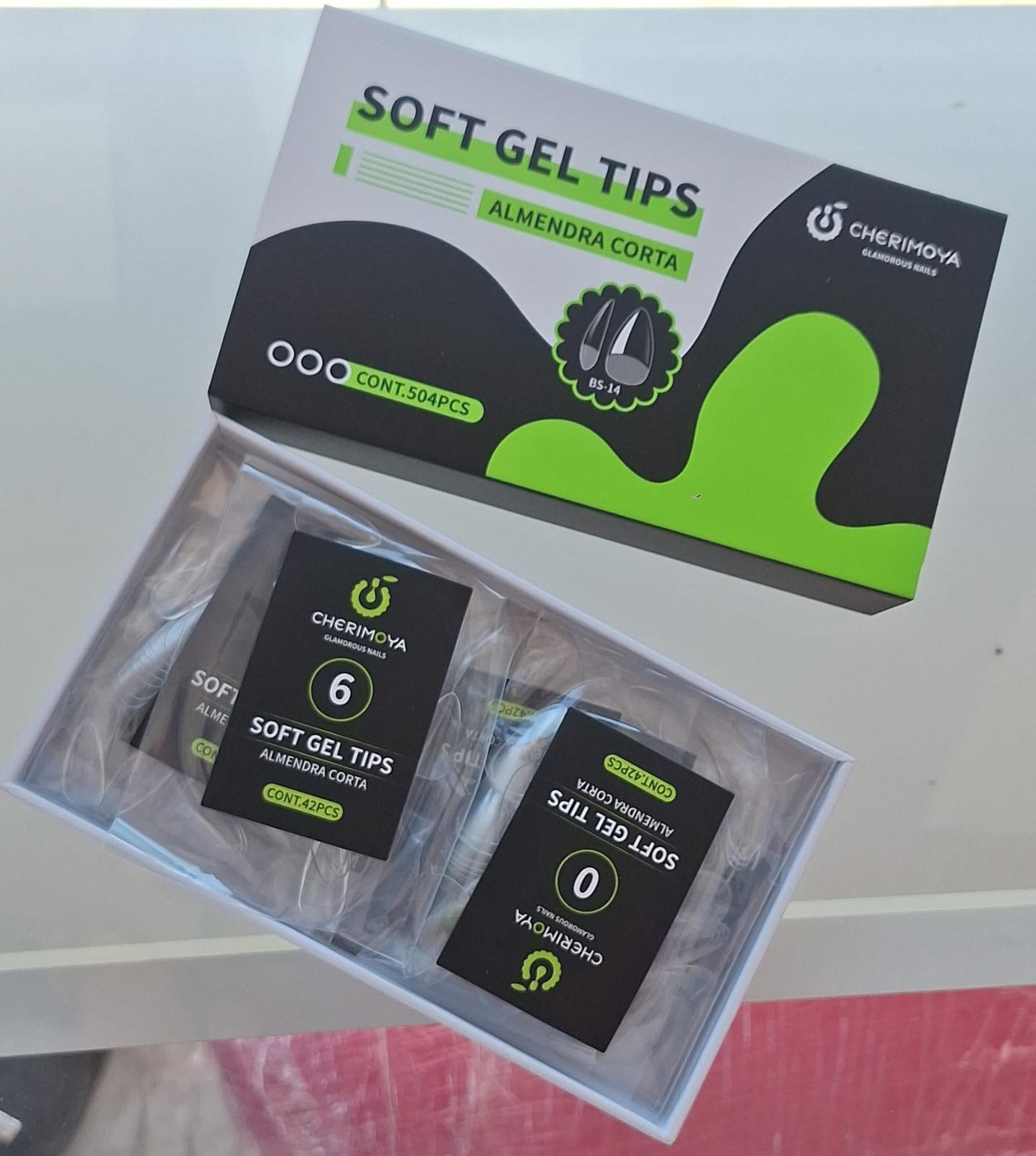 TIPS CHERIMOYA 504 PCS ALMENDRA CORTA