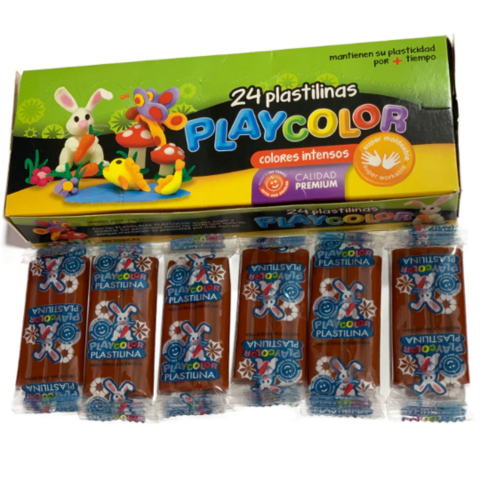 PLASTILINA SUELTA MARRON