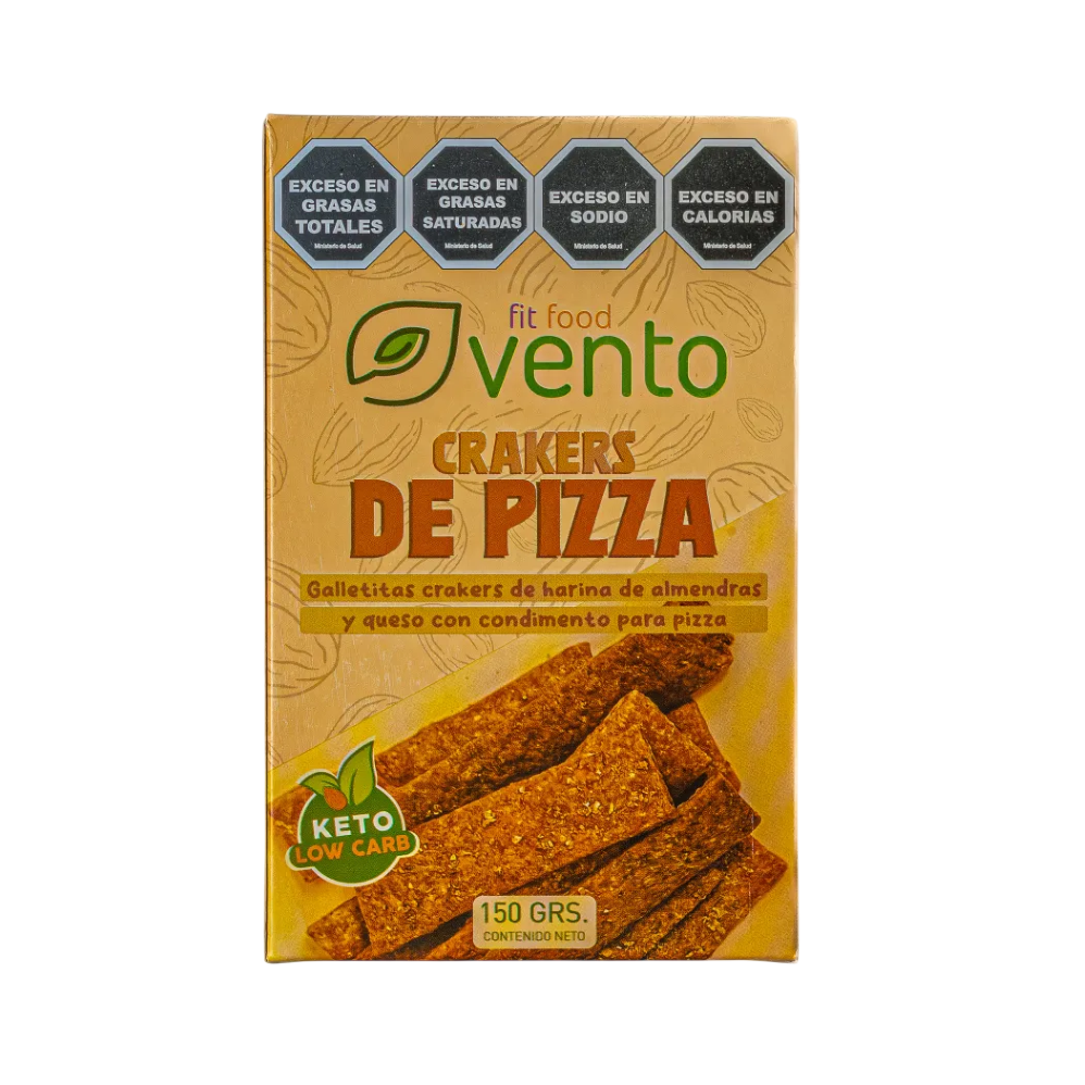 CRACKERS DE PIZZA KETO x 150g VENTO FIT