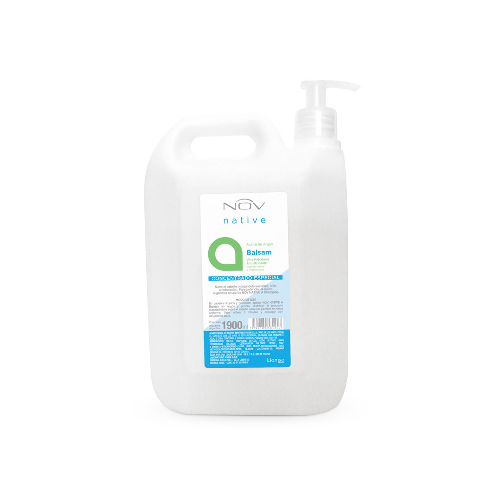 Balsamo aceite argan Nov Uso Profesional 2 L