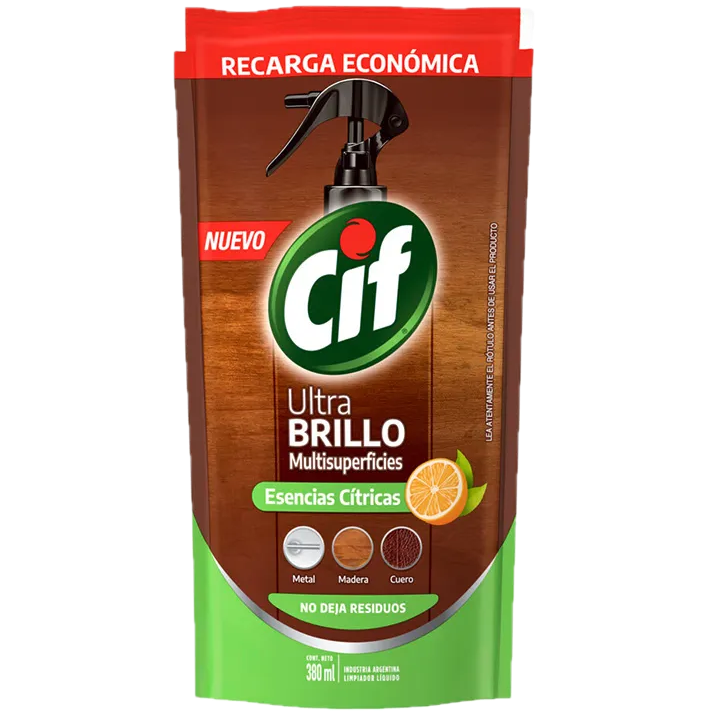 Lustramueble 380ml DP citrico ultra brillo Cif (15)