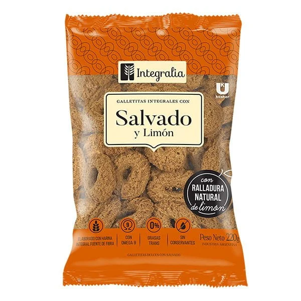 ARITOS DE SALVADO Y LIMON