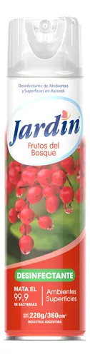 Aerosol 360 cc Jardin Frutos del Bosque Desinfectante de Ambiente