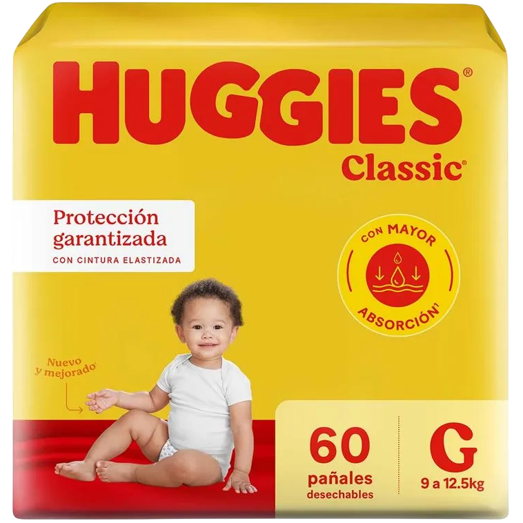 Pañal baby G 60u classic Huggies (2)